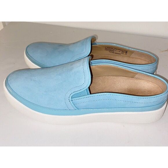 NEW Vionic Effortless Backless Fashion Sneakers Womens 7.5 Blue Orthotic Insole - Picture 4 of 7